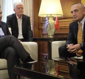 To τετ α τετ του Προέδρου της αλβανικής βουλής με τον Τσίπρα: Μας συμφέρει όλους μια ισχυρή Ελλάδα
