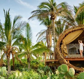 Σίγουρα είναι το πιο εξωτικό κτίριο στον κόσμο: Ιδού το Playa Viva στο Μεξικό - Φτιαγμένο όλο από μπαμπού!
