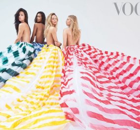 Vintage beauty pics: Τα συναρπαστικά κορίτσια της Victoria's Secret σε εξώφυλλα της Vogue 
