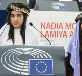 Top Women οι δυο γυναίκες που πήραν το Βραβείου Ζαχάρωφ: Θύματα σεξουαλικής δουλείας από το Ισλαμικό Κράτος