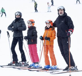 Σκι στο βουνό για πρώτη φορά όλη η Βασιλική οικογένεια της Ισπανίας - Φώτο με τις μικρές Ελεονώρα & Σοφία   