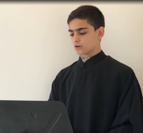 Βίντεο: Χρόνης Θανασούρας, ο έφηβος μαθητής ψάλλει εκπληκτικά το Ιδού ο Νυμφίος έρχεται - Μοναδική ερμηνεία!