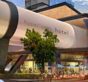 «Hyperloop Hotel»: Το πιο φουτουριστικό ξενοδοχειακό πρότζεκτ όραμα φοιτητή της αρχιτεκτονικής (Φωτό-Βίντεο)