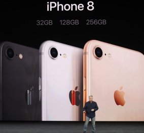 Η Apple αποκάλυψε τα νέα iPhone X, iPhone 8 & iPhone 8 Plus