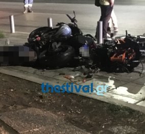 Τραγωδία στη Θεσσαλονίκη: ΙΧ παρέσυρε δύο μοτοσικλέτες  – Τρεις νεκροί και μία σοβαρά τραυματισμένη (BINTEO)