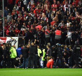 Πανικός σε γήπεδο στη Γαλλία: 29 τραυματίες οι 5 σοβαρά από κατάρρευση κιγκλιδώματος ασφαλείας (ΦΩΤΟ-ΒΙΝΤΕΟ)