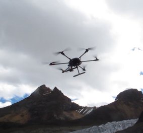 Στα 5.000 μέτρα έφτασε ένα drone - Tο πέταγμα πάνω από το Περού και το ρεκόρ (BINTEO)