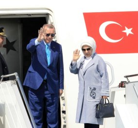 Στην Ελλάδα ο Τούρκος πρόεδρος: Αυτό θα είναι το πρόγραμμα των Ρετζέπ και Εμινέ Ερντογάν τις επόμενες ώρες στη χώρα μας
