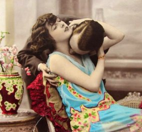 Vintage εικόνες: 20 μοναδικές καρτ ποστάλ με ρομαντικά ερωτικά φιλιά στην δεκαετία του 1920! 