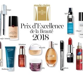 Prix d’Excellence de la Beauté 2018: Το Marie Claire βραβεύει τα καλύτερα προϊόντα ομορφιάς! 
