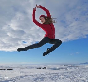 Δείτε οπωσδήποτε κάτι μοναδικό: Υπέροχη χορεύτρια στην Ανταρκτική- Ένα βίντεο εκπληκτικό