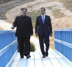Έκτακτη συνάντηση του Κιμ Γιονγκ Ουν με τον ηγέτη της Νότιας Κορέας- Στόχος η διάσωση της συνόδου με τον Τραμπ (ΦΩΤΟ)