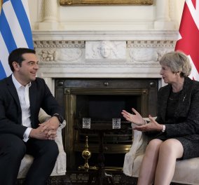 Συνάντηση Τσίπρα- Μέι στο Λονδίνο- Όσα δήλωσε ο Έλληνας Πρωθυπουργός για την "εποικοδομητική" τους συζήτηση (ΒΙΝΤΕΟ-ΦΩΤΟ)