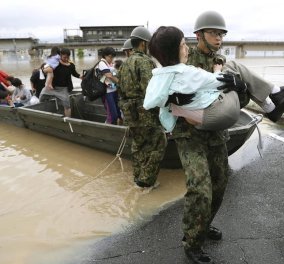 Ιαπωνία: Τουλάχιστον 27 νεκροί και 47 αγνοούμενοι από τις καταρρακτώδεις βροχές (φωτο)