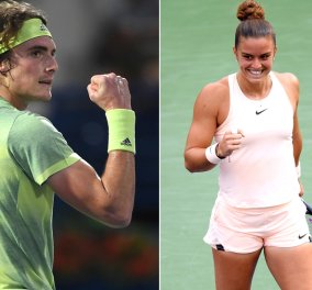 US Open: Στέφανος Τσιτσιπάς και Μαρία Σάκκαρη συνεχίζουν ακάθεκτοι στον δεύτερο γύρο