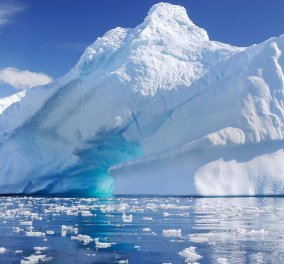 NASA: Φωτογράφισε το απόλυτα καλοσχηματισμένο παγόβουνο στην Ανταρκτική (Φωτό)
