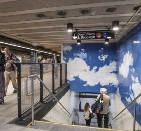 Νέα Υόρκη: Ένας ουρανός στο μετρό της πόλης κάτω από το σπίτι της Γιόκο Όνο