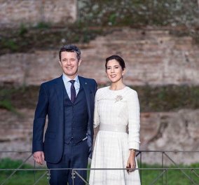 Ακόμη και σνίκερς με Chanel φόρεμα έβαλε η Πριγκίπισσα της Δανίας στη Ρώμη – Όλη η γκαρνταρόμπα της επίσκεψης