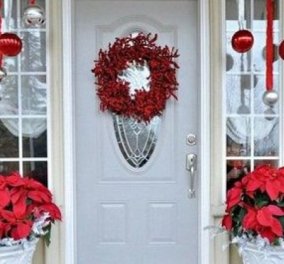 Χριστούγεννα: 40 ιδέες διακόσμησης της εισόδου του σπιτιού σας - Από εκεί αρχίζει η γιορτή (φωτό) 