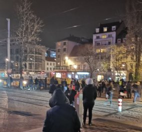 Στρασβούργο: Η στιγμή που ακούγονται οι πυροβολισμοί στη χριστουγεννιάτικη αγορά της πόλης (Βίντεο)