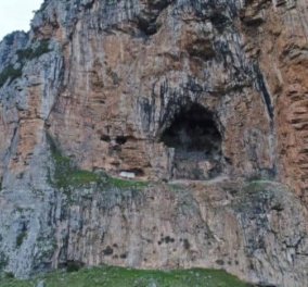 Η σπηλιά της Ελλάδας με τα δωμάτια – Ήταν η μόνιμη κατοικία του Οδυσσέα Ανδρούτσου (Βίντεο)
