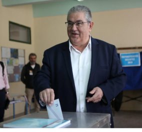 Εκλογές 2019: Αισιοδοξία στο ΚΚΕ για το τελικό αποτέλεσμα - Η δήλωση του Δ. Κουτσούμπα μετά την ψήφο 