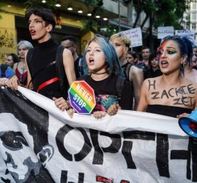 Αφιερωμένο στον Ζακ Κωστόπουλο το φετινό Athens Pride: Εκατοντάδες κόσμου στο Σύνταγμα - Αποθεώθηκε η  Φουρέιρα (φώτο -βίντεο)