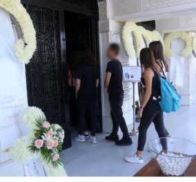 Θρήνος στην κηδεία της 14χρονης που σκοτώθηκε στο λούνα - παρκ του Βόλου -  Ανείπωτος πόνος για την μητέρα & τα αδέρφια της (βίντεο)