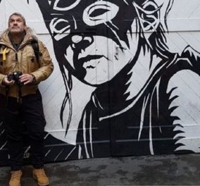 Ο Σπύρος Χαριτάτος στο τείχος του Βερολίνου μπροστά στο διάσημο "αδερφικό φιλί του σοσιαλισμού" - Το συγκλονιστικό αφιέρωμα (φώτο-βίντεο)