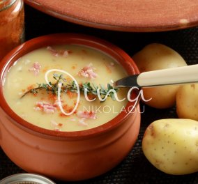 Η Ντίνα Νικολάου προτείνει μια κλασική γαλλική χωριάτικη σούπα με πατάτα και πάπρικα - Δοκιμάστε την, είναι φοβερή! 