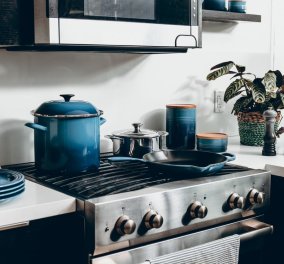 15 μοναδικές μπλε προτάσεις για την κουζίνα σας - Ένα χρώμα που είναι παγκόσμια τάση στο design (Φωτό)