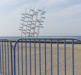 Απαγόρευση κυκλοφορία Θεσσαλονίκη: Κλειστή από σήμερα και για 14 ημέρες η νέα παραλία μετά τις εικόνες συνωστισμού (φωτό)