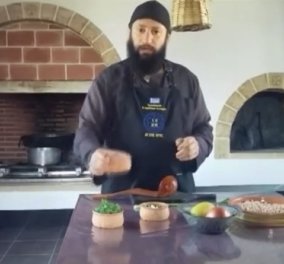 Σήμερα Μ. Παρασκευή μαγειρεύουμε άλαδη ρεβιθάδα με άγρια χόρτα - Η συνταγή του αγιορείτη μοναχού Νικήτα (βίντεο)