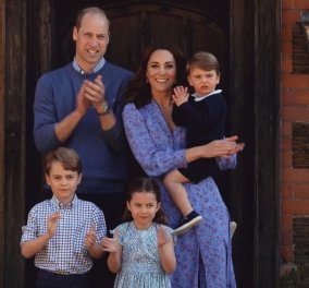 Η τέλεια εικόνα του πρίγκιπα William με την Kate & τα παιδιά να χειροκροτούν - Το μικρό σπίτι στο λιβάδι (βίντεο)