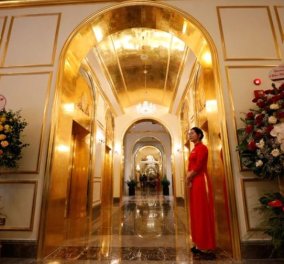 Βιετνάμ – Εγκαίνια για χρυσό ξενοδοχείο: Λεκάνες & τουαλέτες 24 καρατίων (Φωτό & Βίντεο) 