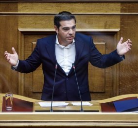 Τσίπρας στην Βουλή: Ο πρωθυπουργός όφειλε να απευθυνθεί με λόγο ενωτικό & να αναλάβει το μερίδιο ευθύνης που του αναλογεί (βίντεο - φωτό)