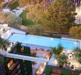 Sky pool: Τον γύρο του κόσμου κάνουν οι φωτό από μια πισίνα του Λονδίνου - Εντελώς διάφανη στα 35 μ.  - Ενώνει δύο κτίρια (φωτό)