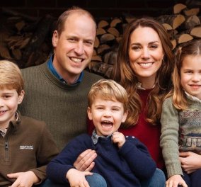 Η ωραιότερη φωτό του πρίγκιπα William, της πριγκίπισσας Kate & των παιδιών τους για τα Χριστούγεννα- Φέτος θα περάσουν μόνοι τις γιορτές στο εξοχικό τους