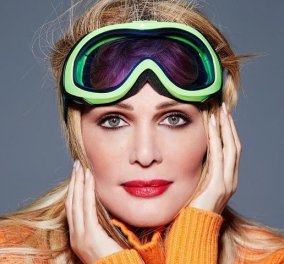 Έτοιμη για τα χιόνια και για σκι η Νατάσα Θεοδωρίδου - Τα extravagant γυαλιά και το πορτοκαλί σύνολο (φωτό)