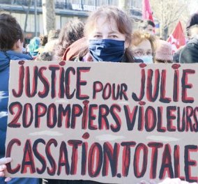   Story of the day: "Νομίζατε ότι με σκοτώσατε τώρα θα πονέσετε" - H Julie συγκλονίζει τη Γαλλία - 20 πυροσβέστες βίαζαν για 2 χρόνια ένα 13χρονο κορίτσι  (φώτο)