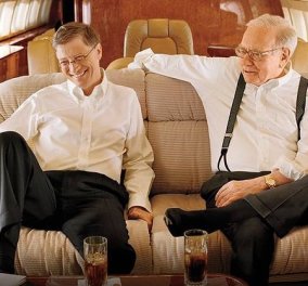 Ο Warren Buffett κάνει παρέα με τον Bill Gates και συμβουλεύουν: Να πώς θα βγάλετε το πρώτο εκατομμύριο, μετά τα 10 & μετά τα… (φωτό)