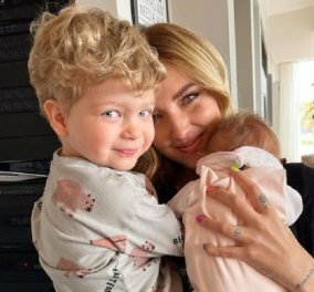 "Me and my babies" : Η Κιάρα Φεράνι αγκαλιά με τα καμάρια της - Πόσο όμορφος ο Λεό! (φώτο)
