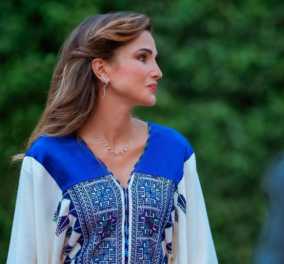 H Βασίλισσα Ράνια της Ιορδανίας σε μια αξεπέραστη εμφάνιση - Λαμπερή με παραδοσιακό έθνικ outfit (φωτό) 