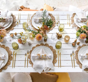 Υπέροχες ιδέες για να διακοσμήσετε το Πασχαλινό σας τραπέζι! - Λουλούδια, χρώματα, όμορφα τραπεζομάντηλα 