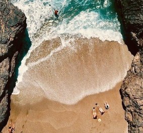 Greek summer 2021: Ο @giakoumakisaerialvideo παρουσιάζει την παραλία Κλεισίδι - Οι Έλληνες φωτογράφοι προτείνουν