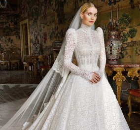 Η 30χρονη ανιψιά της πριγκίπισσας Νταϊάνα Lady Kitty Spencer παντρεύτηκε 62χρονο πολυεκατομμυριούχο - Το νυφικό Dolce & Gabbana, η παραμυθένια βίλα Βrandini για το γάμο του jet set ζεύγους (φωτό)