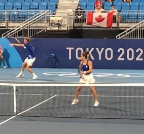 Ολυμπιακοί Αγώνες - τένις: Νικηφόρα πρεμιέρα για Μαρία Σάκκαρη και  Στέφανο Τσιτσιπά - Προκρίθηκαν στους «8» του μικτού (φωτό & βίντεο)