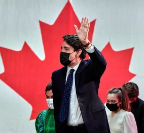 Καναδάς- εκλογές: Nίκη αλλά όχι πλειοψηφία στη Βουλή για τους Φιλελεύθερους του Τριντό (φωτό - βίντεο)