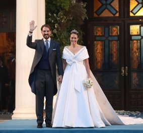 Όλες οι φωτογραφίες από τον πριγκιπικό γάμο στην Αθήνα: Ο Φίλιππος & η Νίνα Φλορ παντρεύτηκαν στην Μητρόπολη (βίντεο)