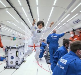 O  ESA έστειλε την Barbie στο διάστημα - Η αστροναύτης - Samantha Cristoforetti σε ένα ταξίδι χωρίς βαρύτητα (φώτο -βίντεο)